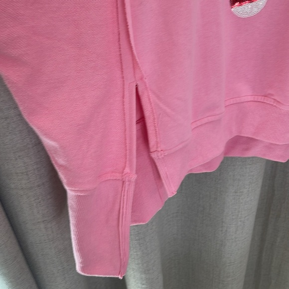 Fantastic Fawn Pink Candy Cane Sequin Sweatshirt. M NWOT - Picture 8 of 8